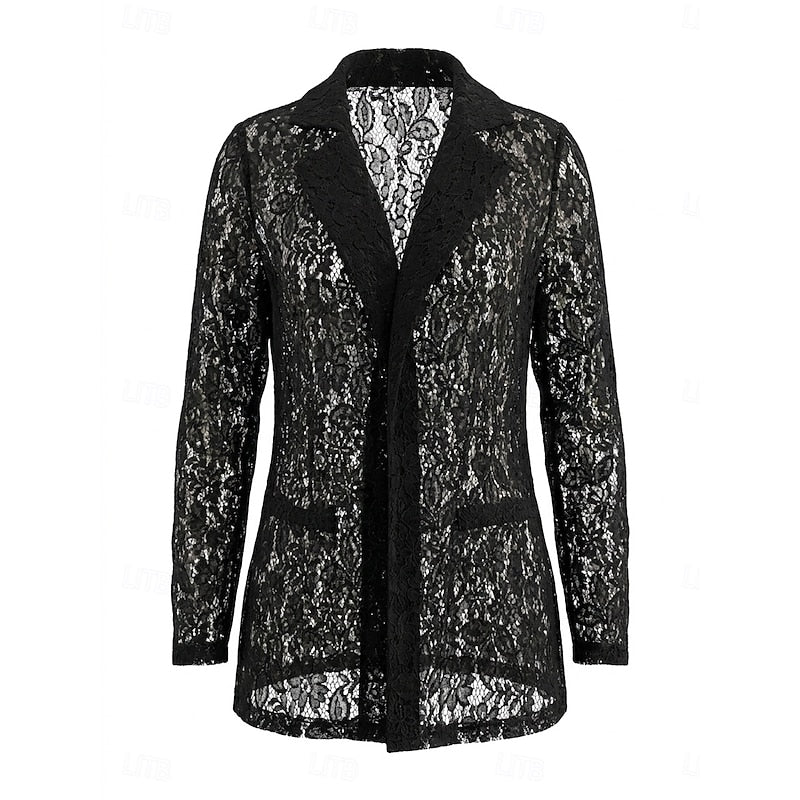 Ingrid | Refined Openwork Blazer