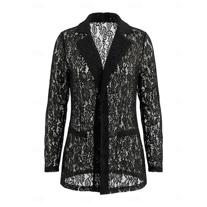 Ingrid | Refined Openwork Blazer