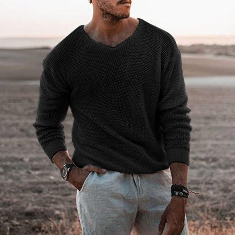 Rhys | Relaxed V-Neck Jumper