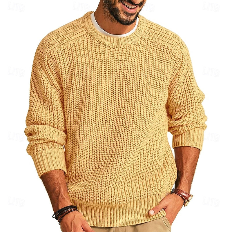Percy | Ribbed Crew Neck Jumper