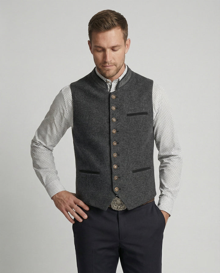Conrad | Traditional Stand-Collar Waistcoat