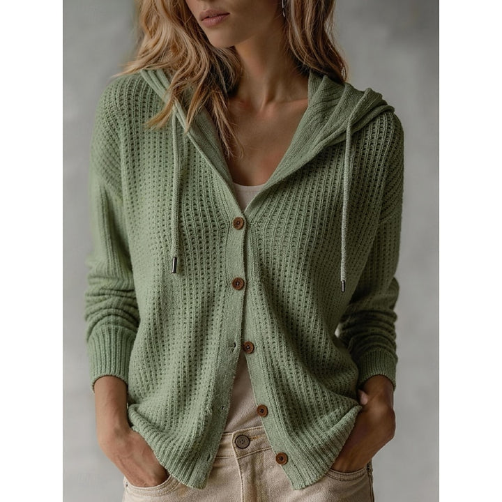Sadie | Hooded Textured Cardigan