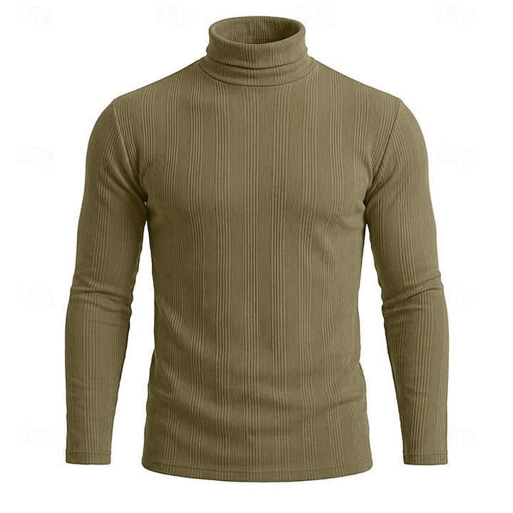 Conrad | Textured Turtleneck Top