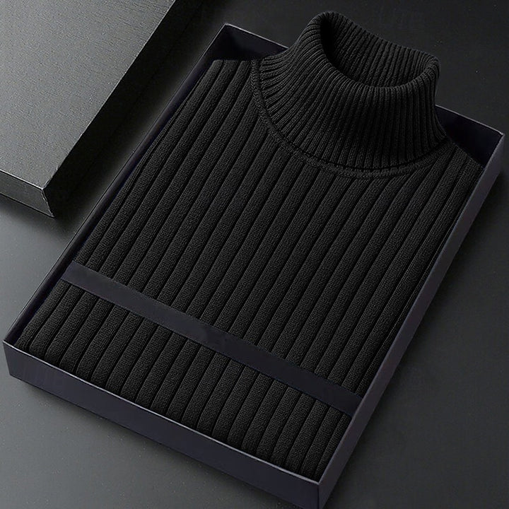 Hamish | Ribbed Roll-Neck Jumper