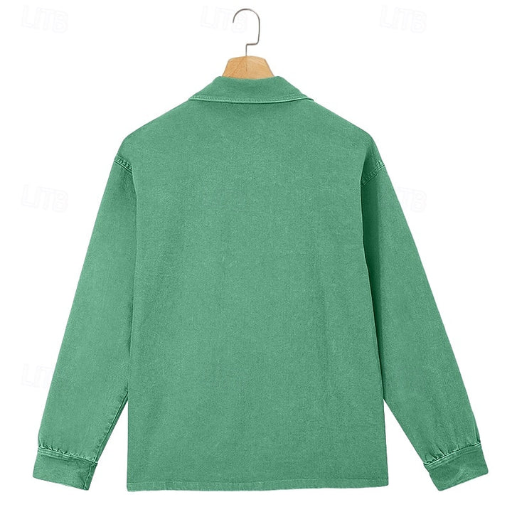 Rory | Relaxed Collared Pullover Shirt