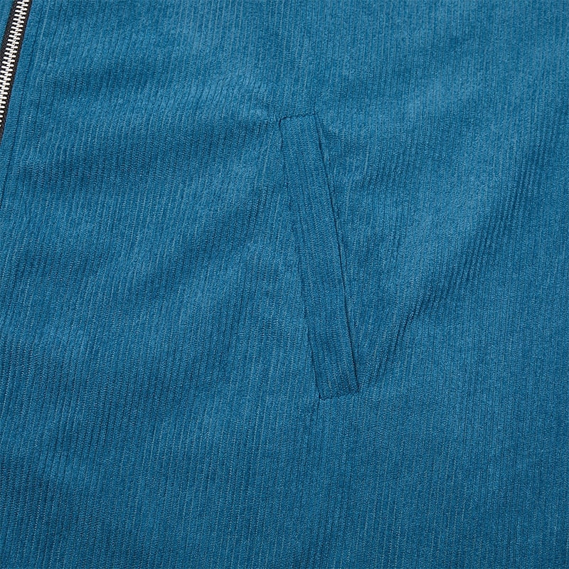 Hamish | Ribbed Zip Jacket