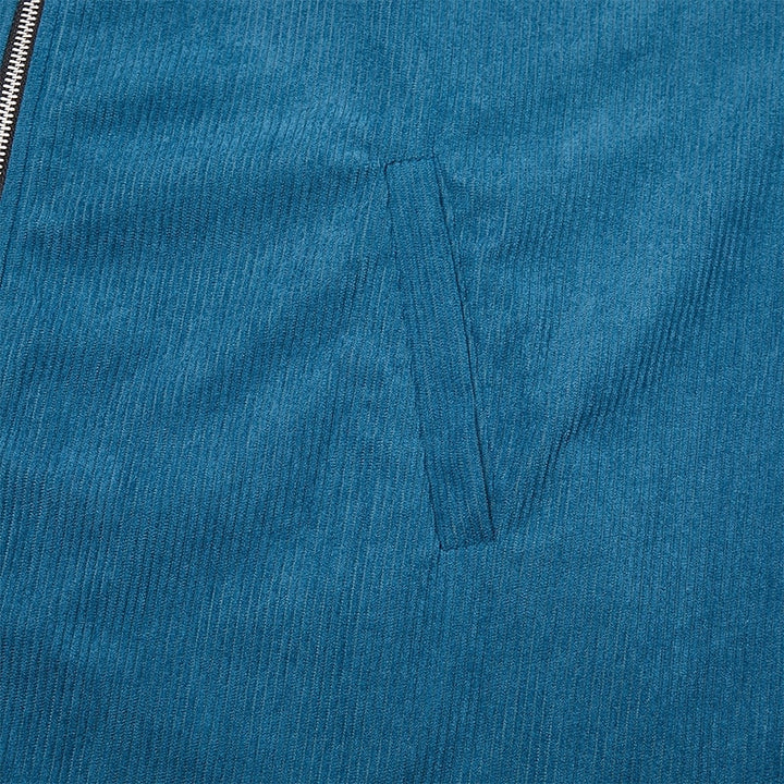 Hamish | Ribbed Zip Jacket