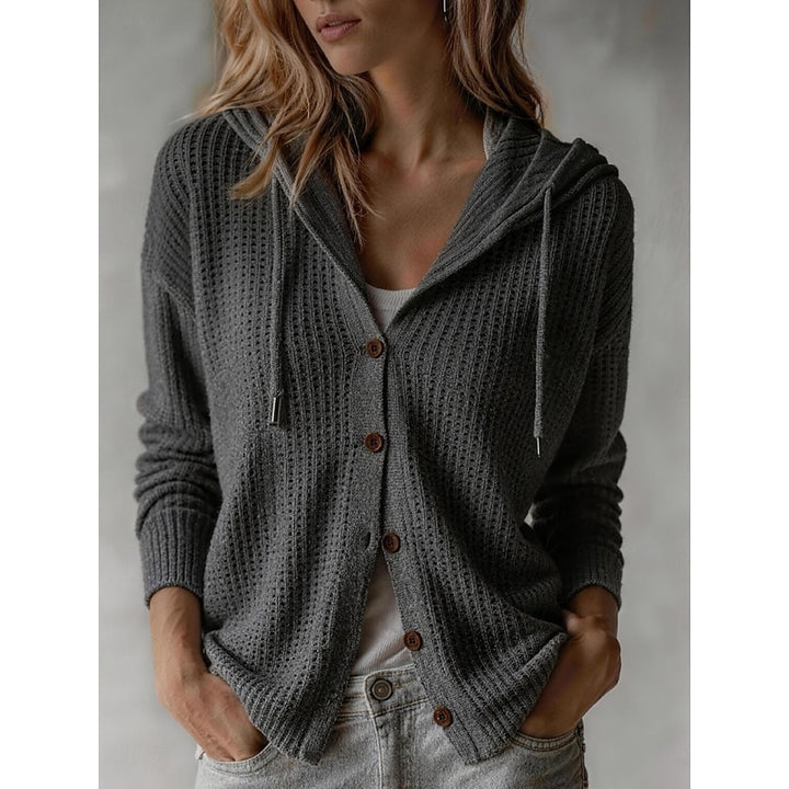 Sadie | Hooded Textured Cardigan