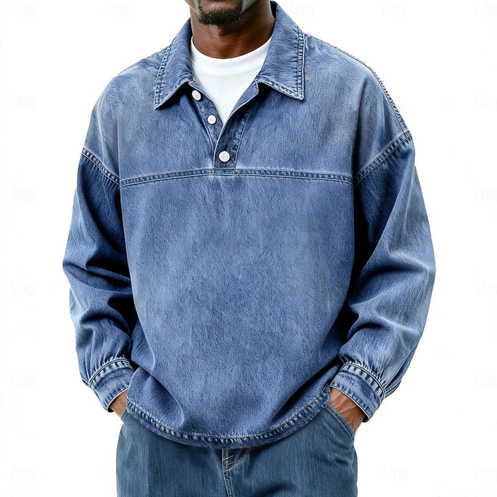 Rory | Relaxed Collared Pullover Shirt