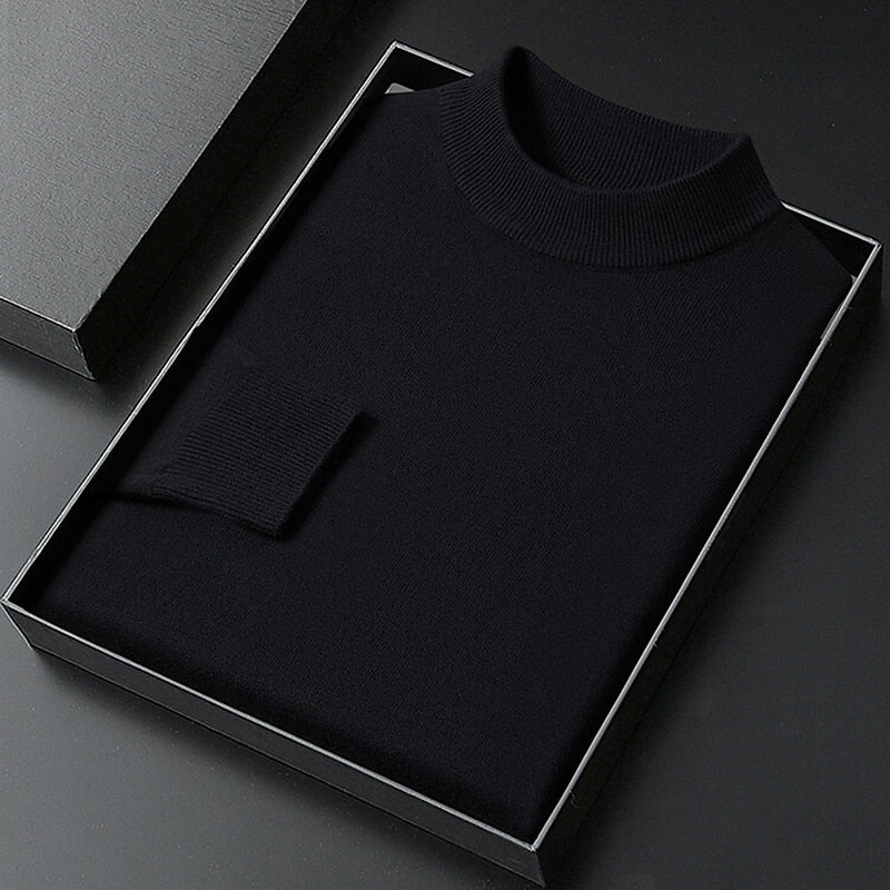 Maxwell | Refined Mock-Neck Sweater