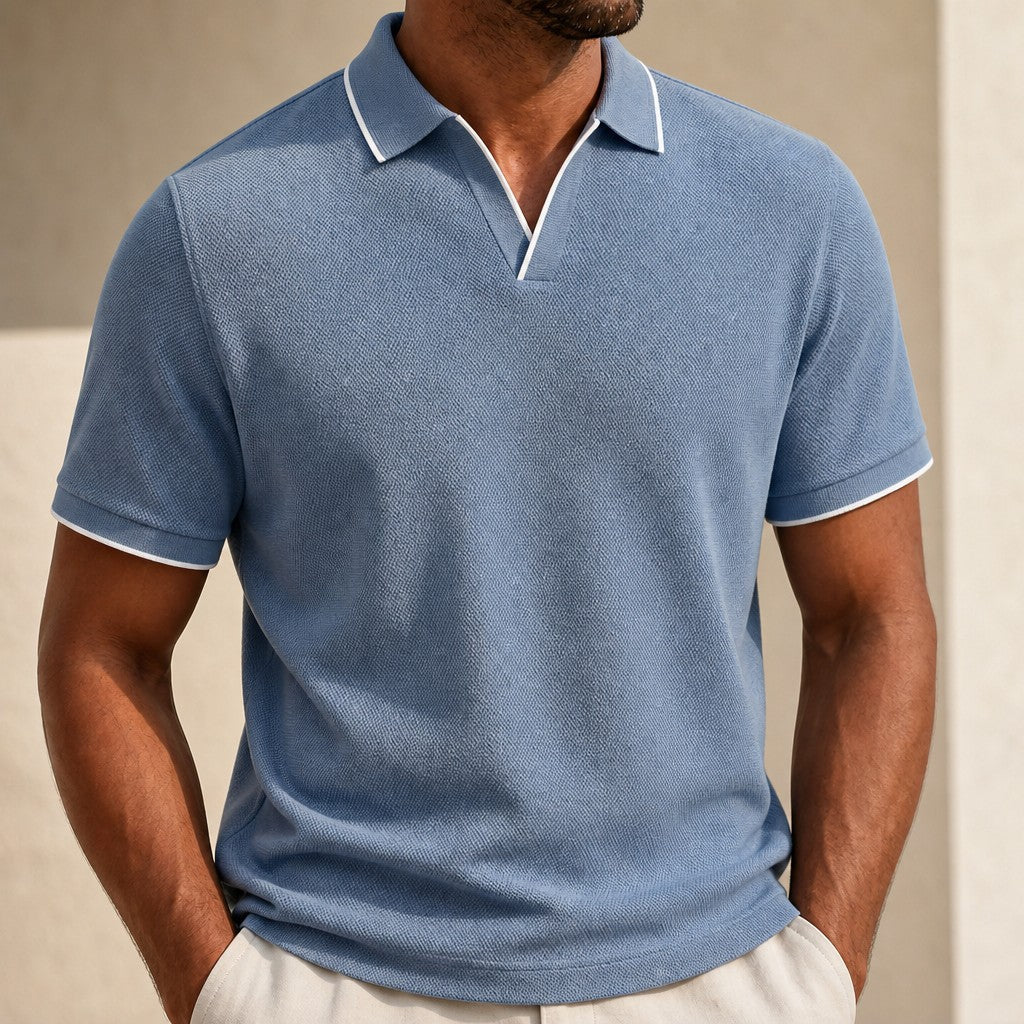 Zeke | Classic Collar Knit Polo