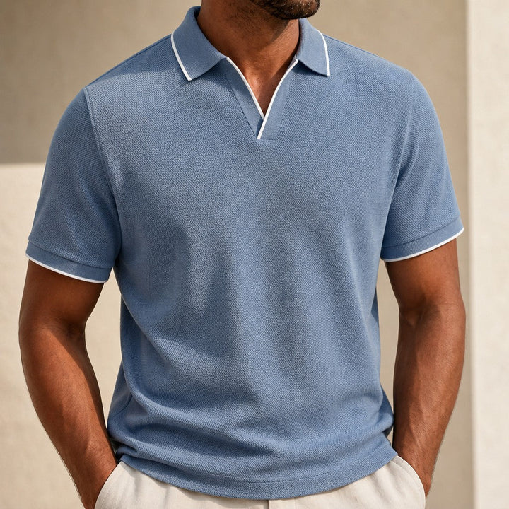 Zeke | Classic Collar Knit Polo