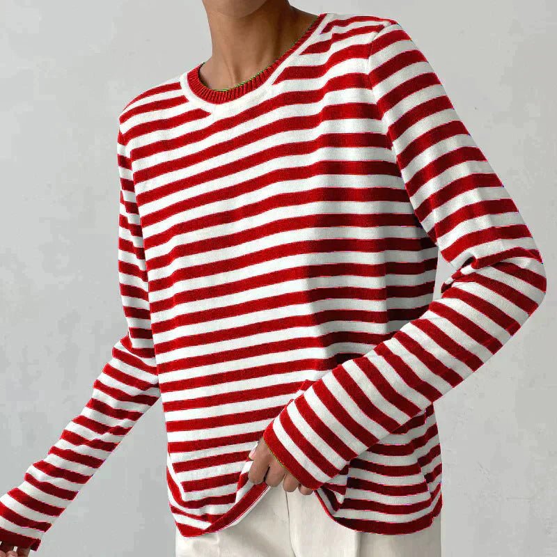 Marina | Relaxed Striped Long-Sleeve Top
