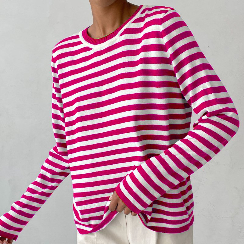 Marina | Relaxed Striped Long-Sleeve Top