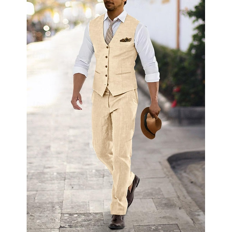 Elias | Tailored Summer Two-Piece Set