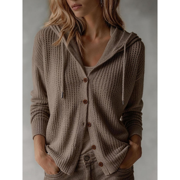 Sadie | Hooded Textured Cardigan
