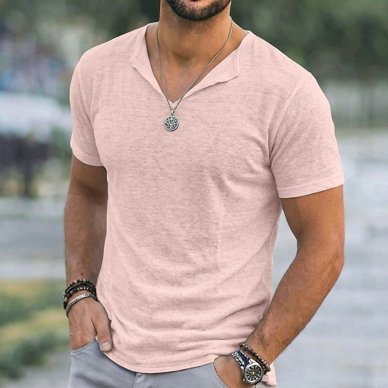 Landon | Relaxed V-Neck T-Shirt
