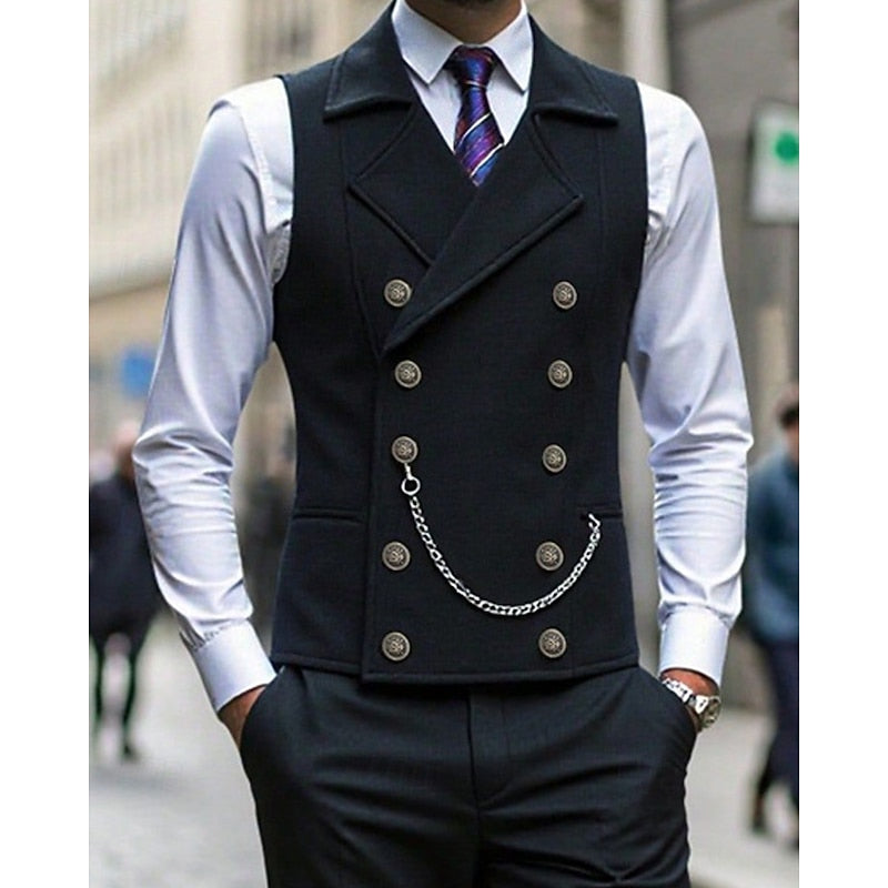 Ellis | Double-Breasted Tailored Waistcoat