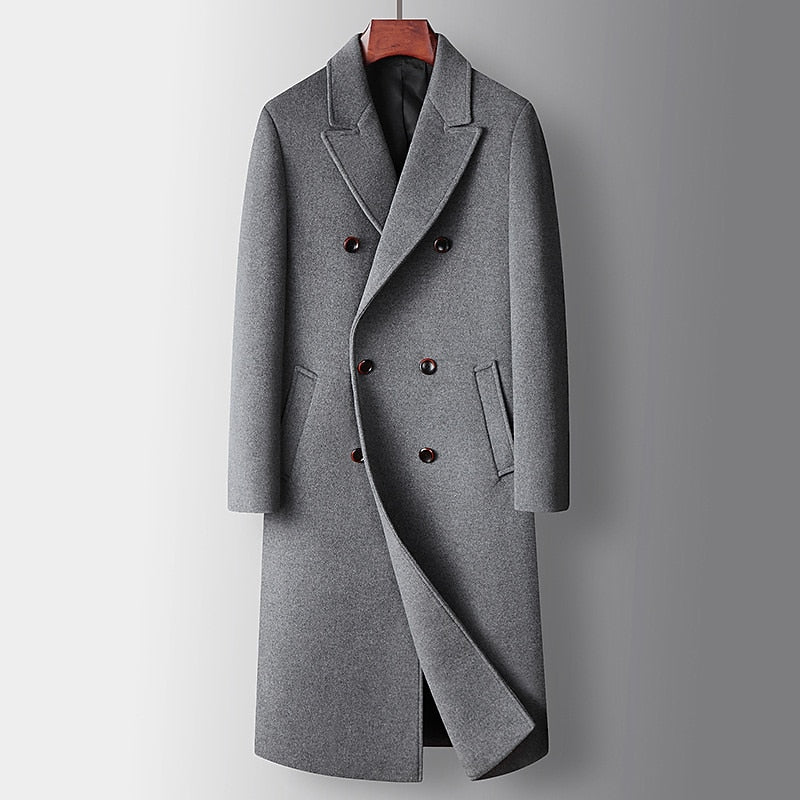Montgomery | Double-Breasted Longline Overcoat