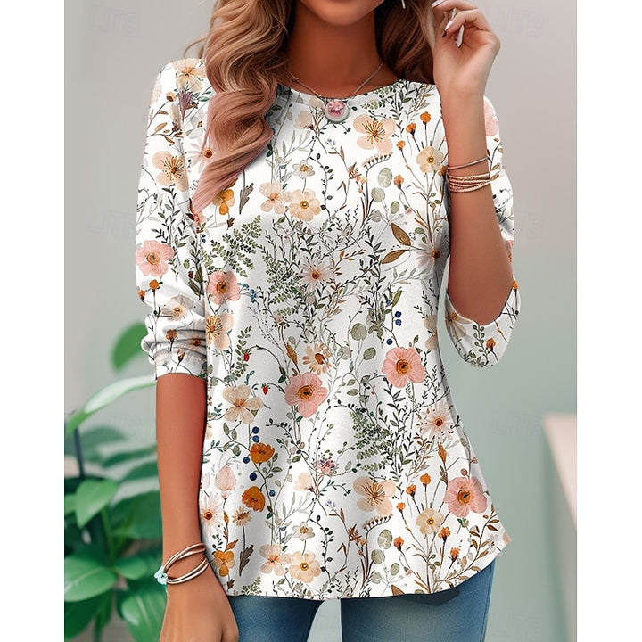 Marjorie | Floral Long-Sleeve Top