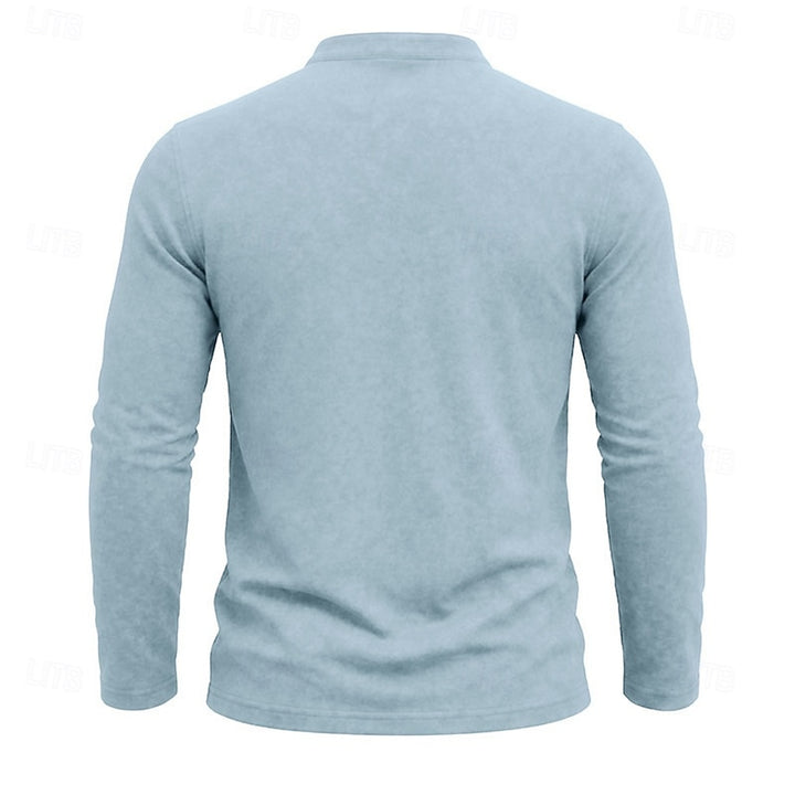 Owen | Classic Henley Long-Sleeve Shirt