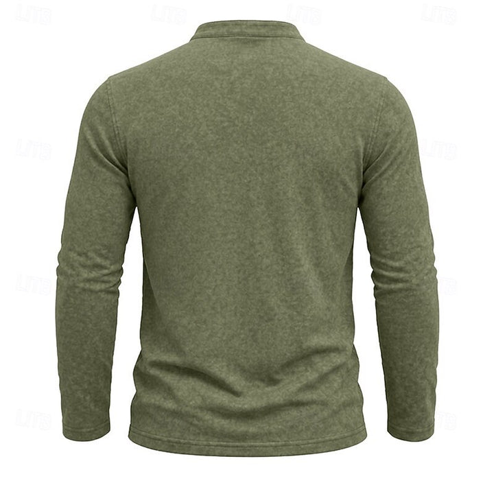 Owen | Classic Henley Long-Sleeve Shirt